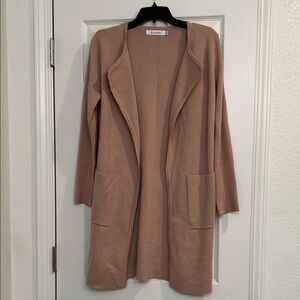Women's Camel Cardigan Sweater